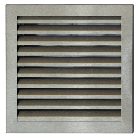 Ventilační mřížka M&D 200x200 mm nerezová